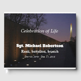 Viëtteran en Memorial in Washington Gastenboek