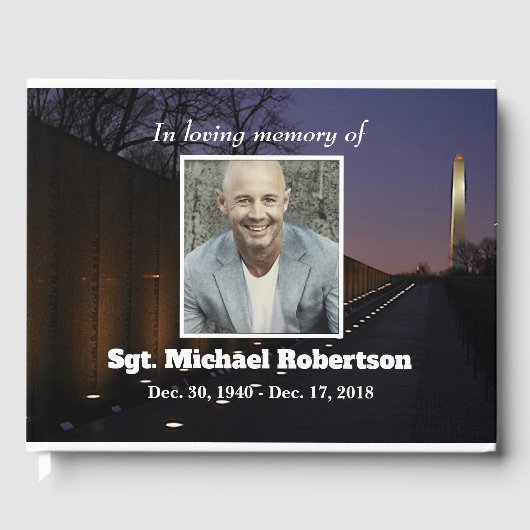 Viëtteran en Memorial in Washington Gastenboek (Voorkant)