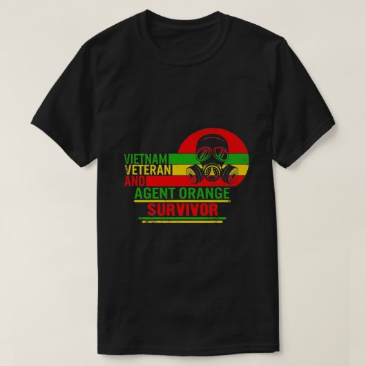 Viëtteran en Oranje agent Survivor T-shirt (Design voorkant)