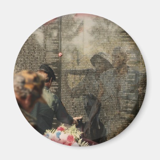 Viëtterans-onderscheiding Magneet (Voorkant)