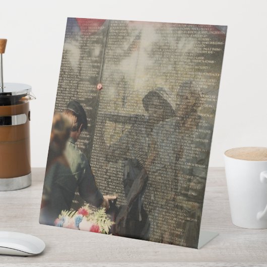 Viëtterans-onderscheiding Reclamebord Met Voetstuk (Insitu)