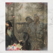 Viëtterans-onderscheiding Wijn Etiket (Enkel label)