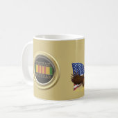 Viëtveteraan Eagle en Vlag Mok (Voorkant links)
