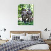 Viëtveteranenherdenkingssoldaten Canvas Afdruk (Insitu (Slaapkamer))