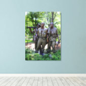 Viëtveteranenherdenkingssoldaten Canvas Afdruk (Insitu (Houten vloer))