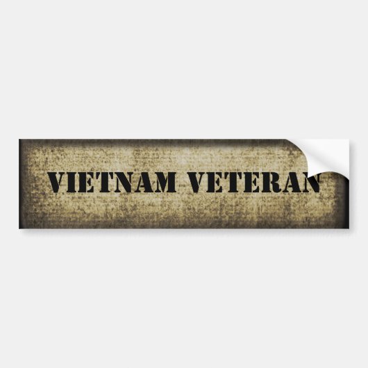 Viëtveteranenleger Bumpersticker (Voorkant)