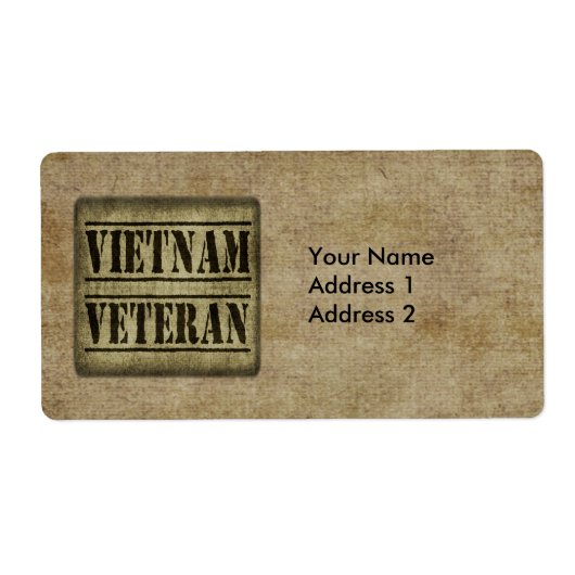 Viëtveteranenleger Etiket (Voorkant)