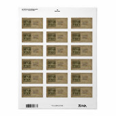 Viëtveteranenleger Etiket (Full Sheet)