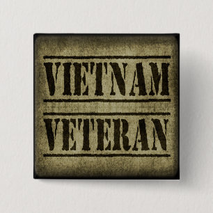 Viëtveteranenleger Vierkante Button 5,1 Cm