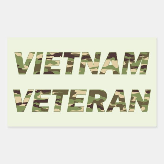 Viëtveteranenlegermarine Rechthoekige Sticker (Voorkant)