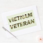 Viëtveteranenlegermarine Rechthoekige Sticker (Envelop)