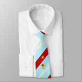 ViëtVietnamese vlag-wapenschild stropdas (Gebonden)