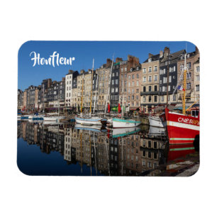 Vieux Bassin, (Oude Haven) Honfleur, Frankrijk Magneet