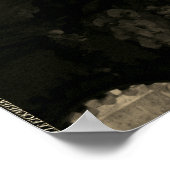 Vieux carrousel Sacré-Coeur de Montmartre Paris Poster (Hoek)