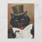 Vieux chat journal briefkaart (Voorkant)