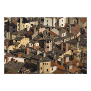 Vieux Lyon (Oude Lyon), Frankrijk Foto Afdruk