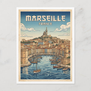 Vieux-Port de Marseille Frankrijk Briefkaart