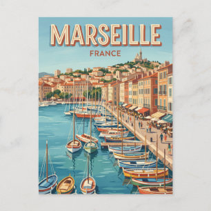 Vieux-Port de Marseille Frankrijk Briefkaart