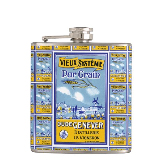 Vieux Systeme Pur Grain Heupfles (Voorkant)