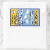 Vieux Systeme Pur Grain Rechthoekige Sticker (Tas)