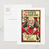 Vieux Systeme Wine LabelEurope Briefkaart (Voorkant / Achterkant)