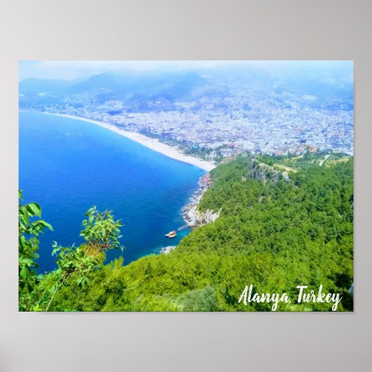 View at Alanya, Turkey Poster (Voorkant)