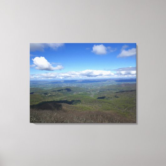 View from Mary's Rock Canvas Afdruk (Voorkant)