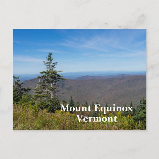 View from Mount Equinox in Vermont Feestdagenkaart (Voorkant)