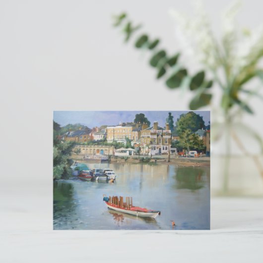 View from Richmond Bridge, Richmond-upon-Thames Briefkaart (Staand voorkant)