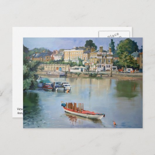 View from Richmond Bridge, Richmond-upon-Thames Briefkaart (Voorkant / Achterkant)