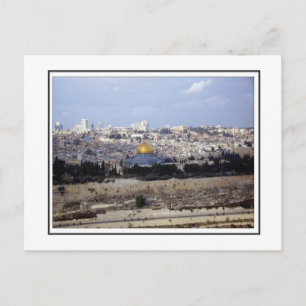 View from the Mount of Olives Briefkaart