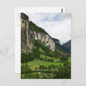 View From Trummelbach Falls, Lauterbrunnen CH Briefkaart (Voorkant / Achterkant)