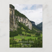 View From Trummelbach Falls, Lauterbrunnen CH Briefkaart (Voorkant)