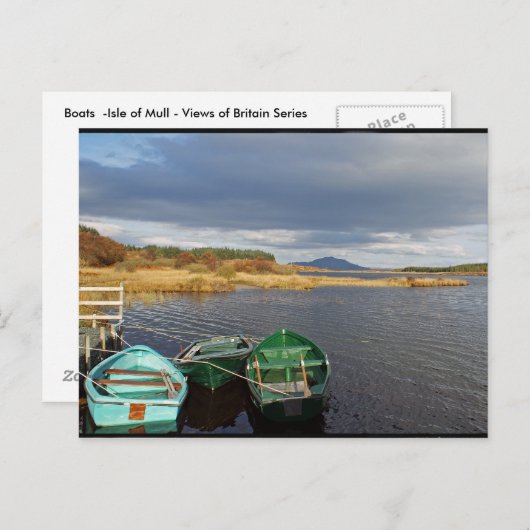 View Isle of Mull Briefkaart (Voorkant / Achterkant)