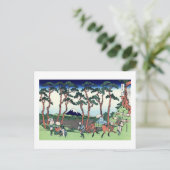 View Mt.Fuji from Hodogaya, Hokusai Briefkaart (Staand voorkant)