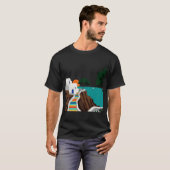 View of a Greek island boy T-shirt (Voorkant volledig)