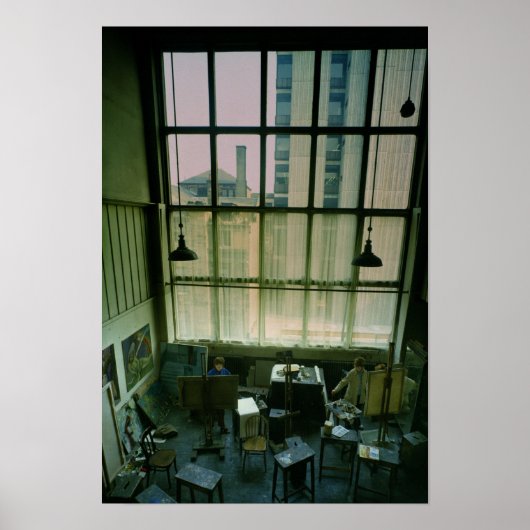 View of a studio, built 1897-99 poster (Voorkant)