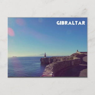 View of Africa from Gibraltar Lighthouse Briefkaart