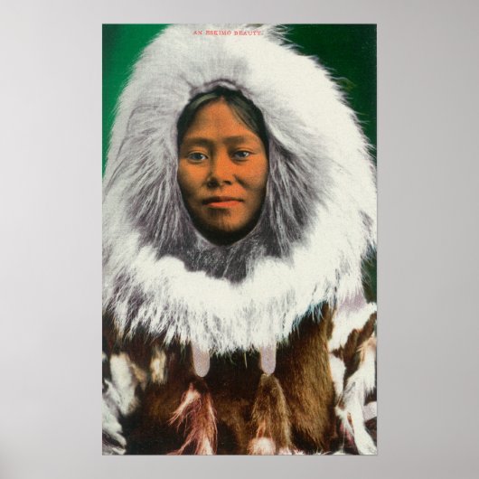 View of an Eskimo Beauty Poster (Voorkant)