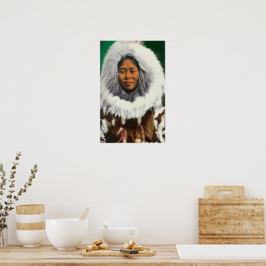 View of an Eskimo Beauty Poster (Keuken)
