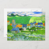 View of Auvers van Gogh Fine Art Briefkaart (Voorkant / Achterkant)