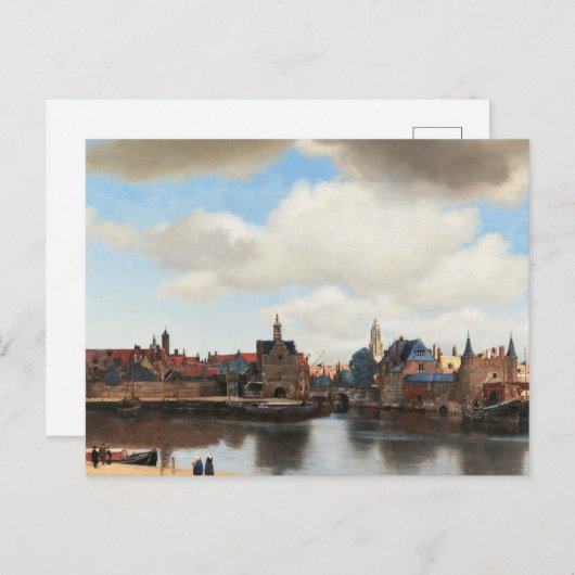 View of Delft by Johannes Vermeer Briefkaart (Voorkant / Achterkant)