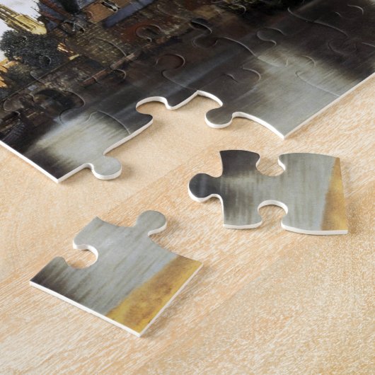 View of Delft by Johannes Vermeer Legpuzzel (Zijkant)