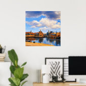 View of Delft by Johannes Vermeer Poster (Thuiskantoor)