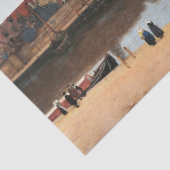 View of Delft by Johannes Vermeer Tissuepapier (Detail)