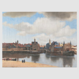 View of Delft by Johannes Vermeer Tissuepapier