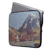 View of Dolný Kubín by Arnold Peter Weisz Laptop Sleeve (Voorkant Links)