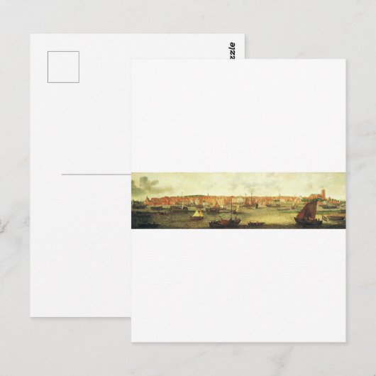 View of Dordrecht from the North by Adam Willaerts Briefkaart (Voorkant / Achterkant)