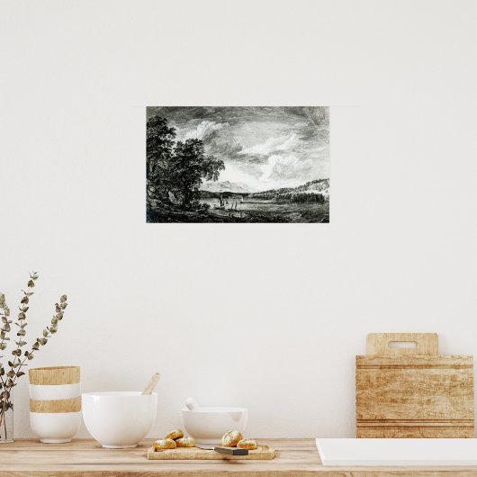 View of Hudson's River of Pakepsey Poster (Keuken)