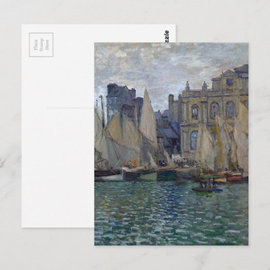 View of Le Havre by Claude Monet Briefkaart (Voorkant / Achterkant)